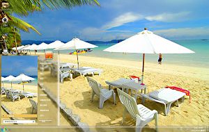菲律宾阳光海滩win7主题